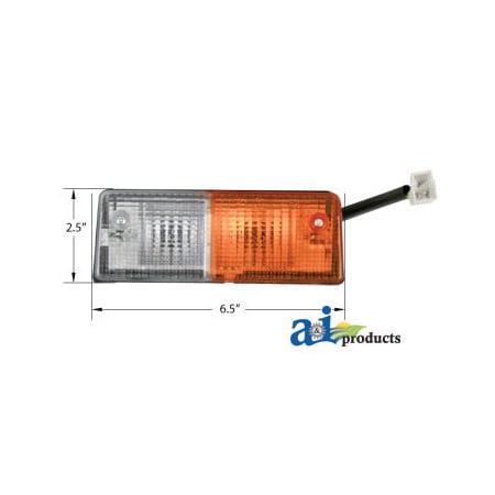 A & I Products FRONT SIDE LAMP, LH 3.5" x4.5" x7.5" A-VPM3631